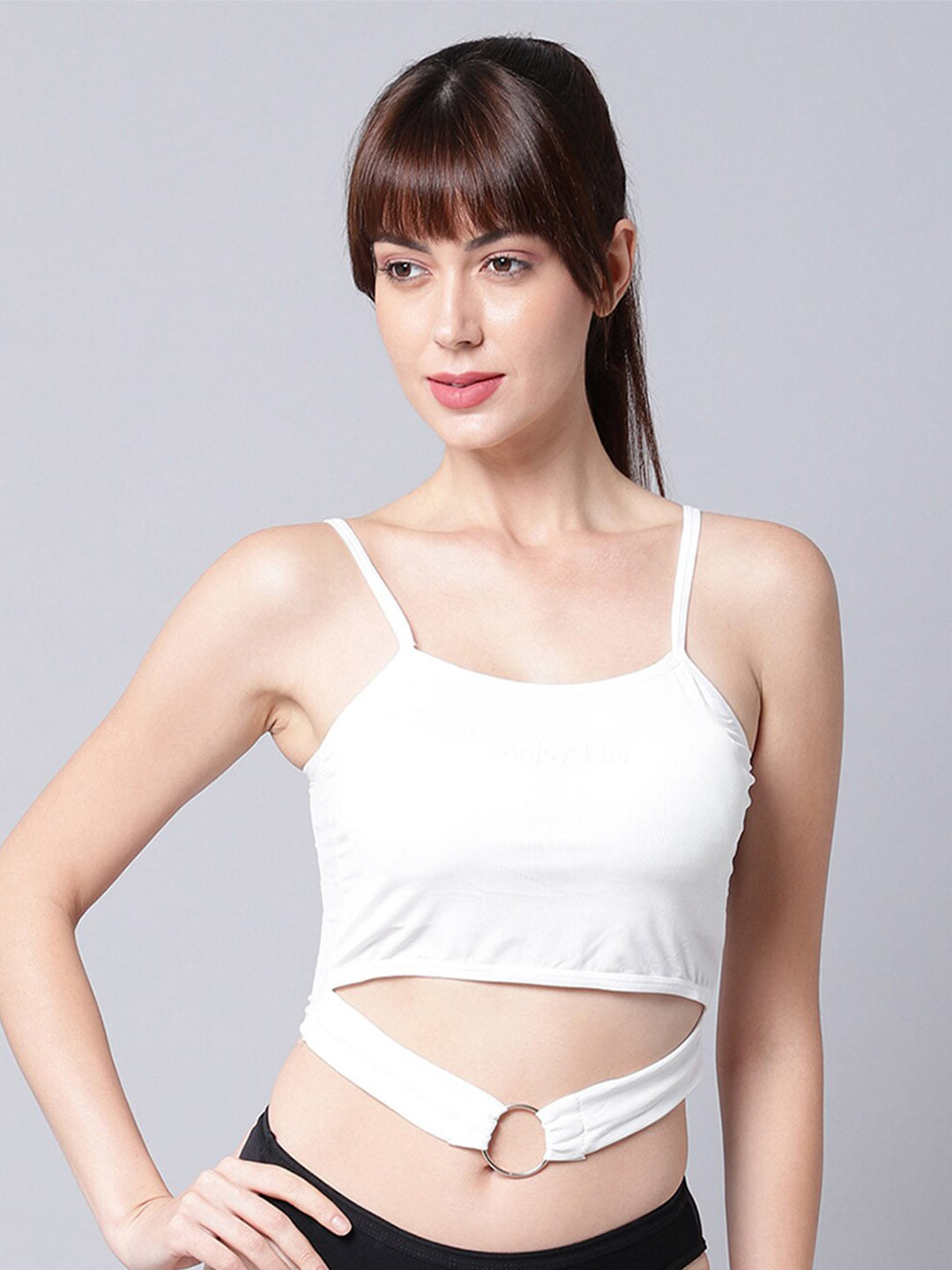 

PrettyCat White Lightly Padded Bralette Bra