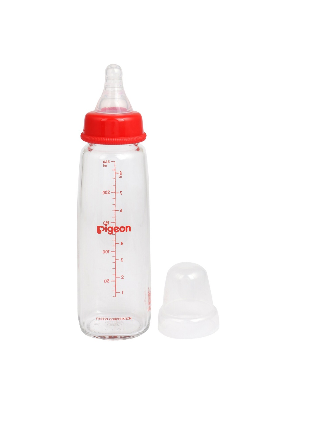 

Pigeon Kids Transparent Glass Feeding Bottle