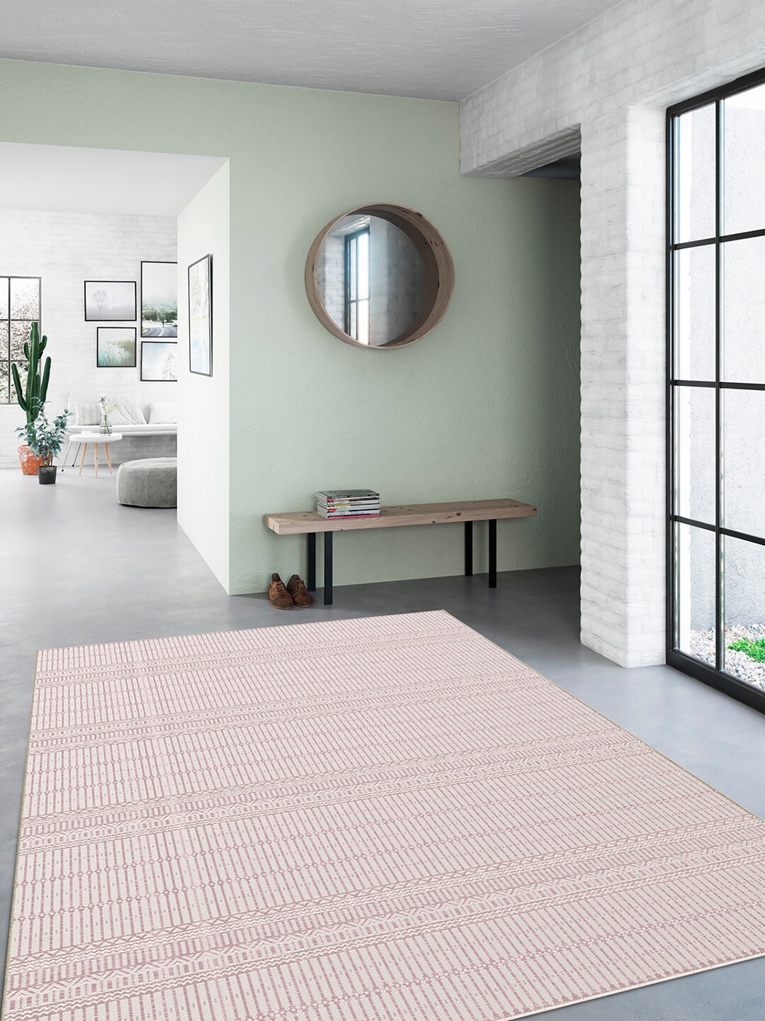 

DDecor Pink Striped Carpets