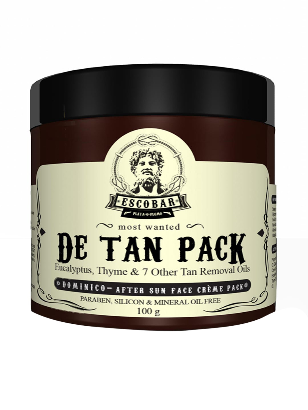 

ESCOBAR Men Most Wanted De-Tan Face Pack - 100g, Beige