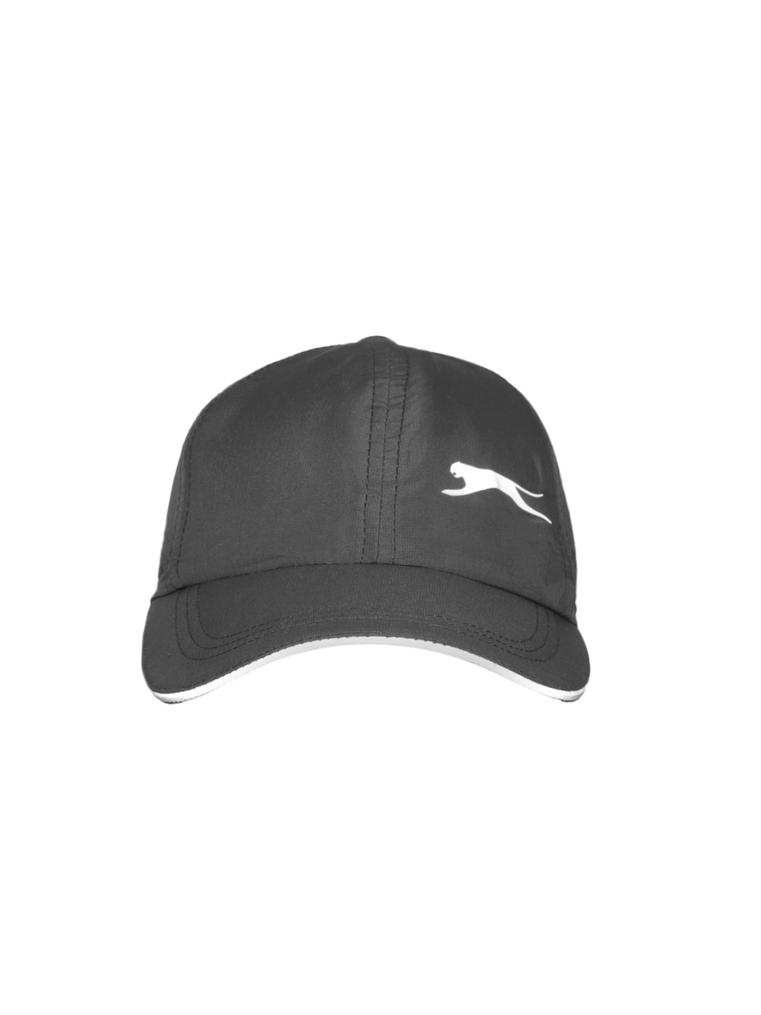 

Slazenger Men Black Brand Logo Print Snapback Cap