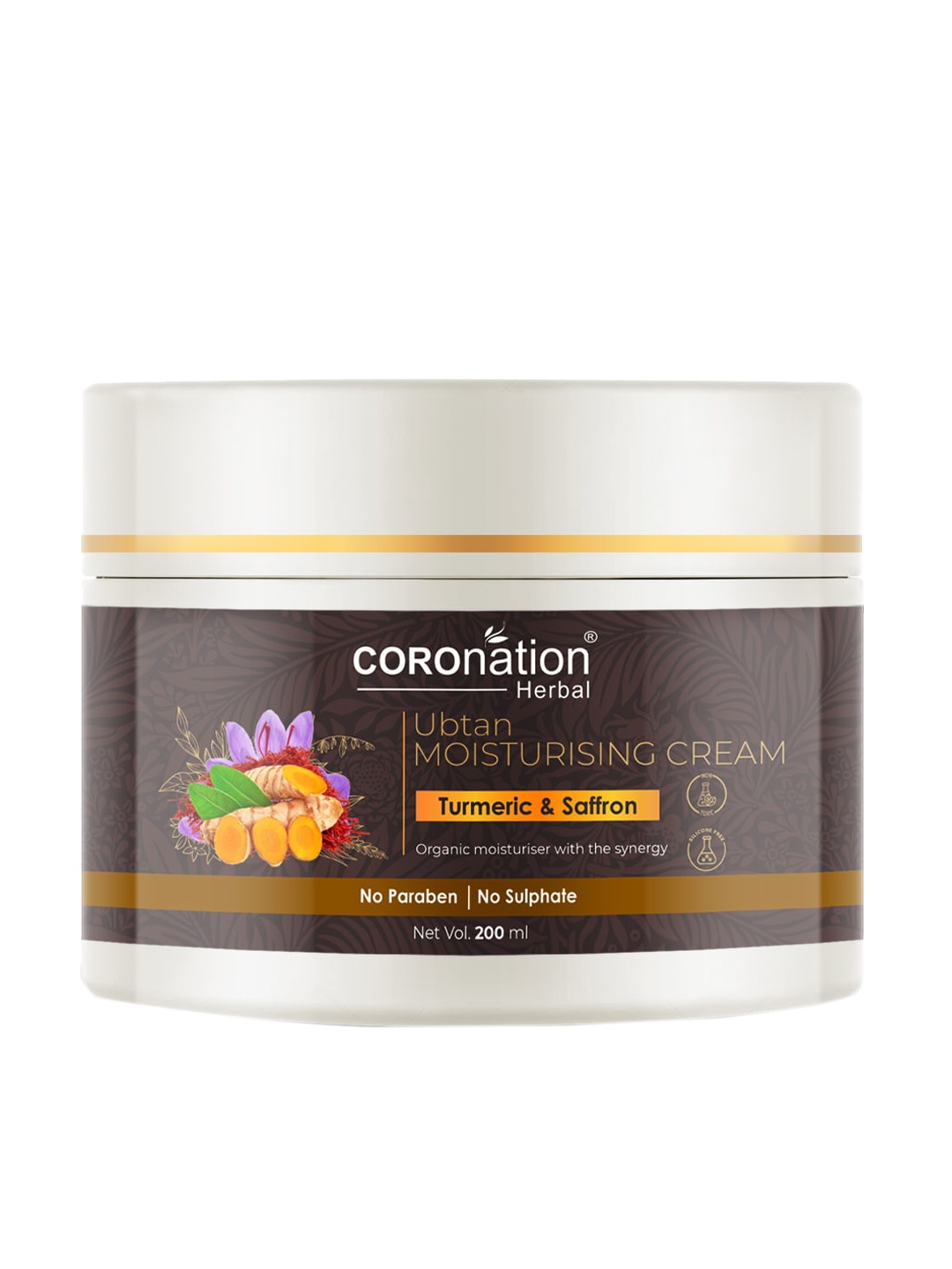 

COROnation Herbal Ubtan Moisturising Cream 200 ml, Yellow