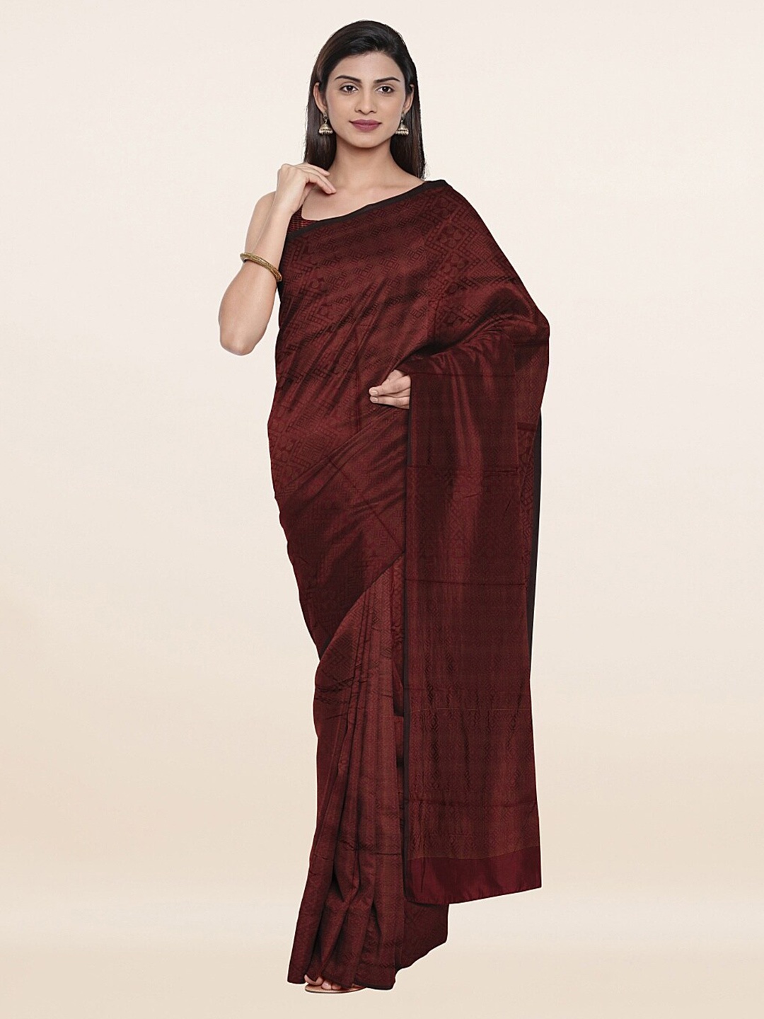 

Pothys Purple Woven Design Saree