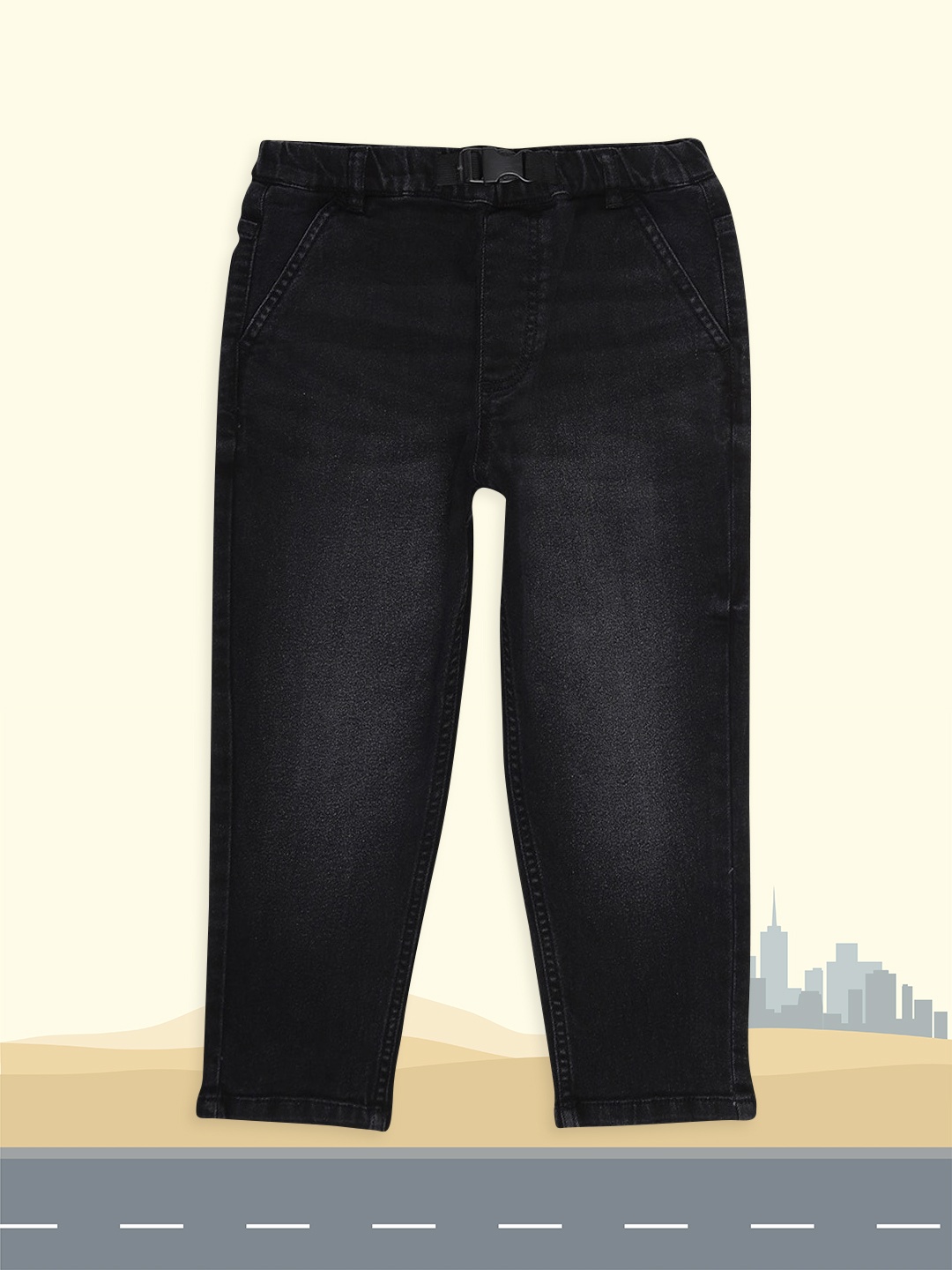 

United Colors of Benetton Boys Black Jeans