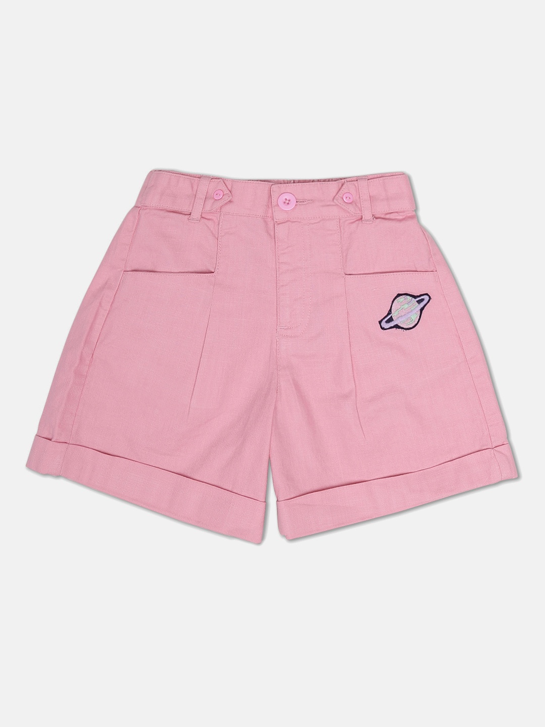 

United Colors of Benetton Girls Pink Shorts