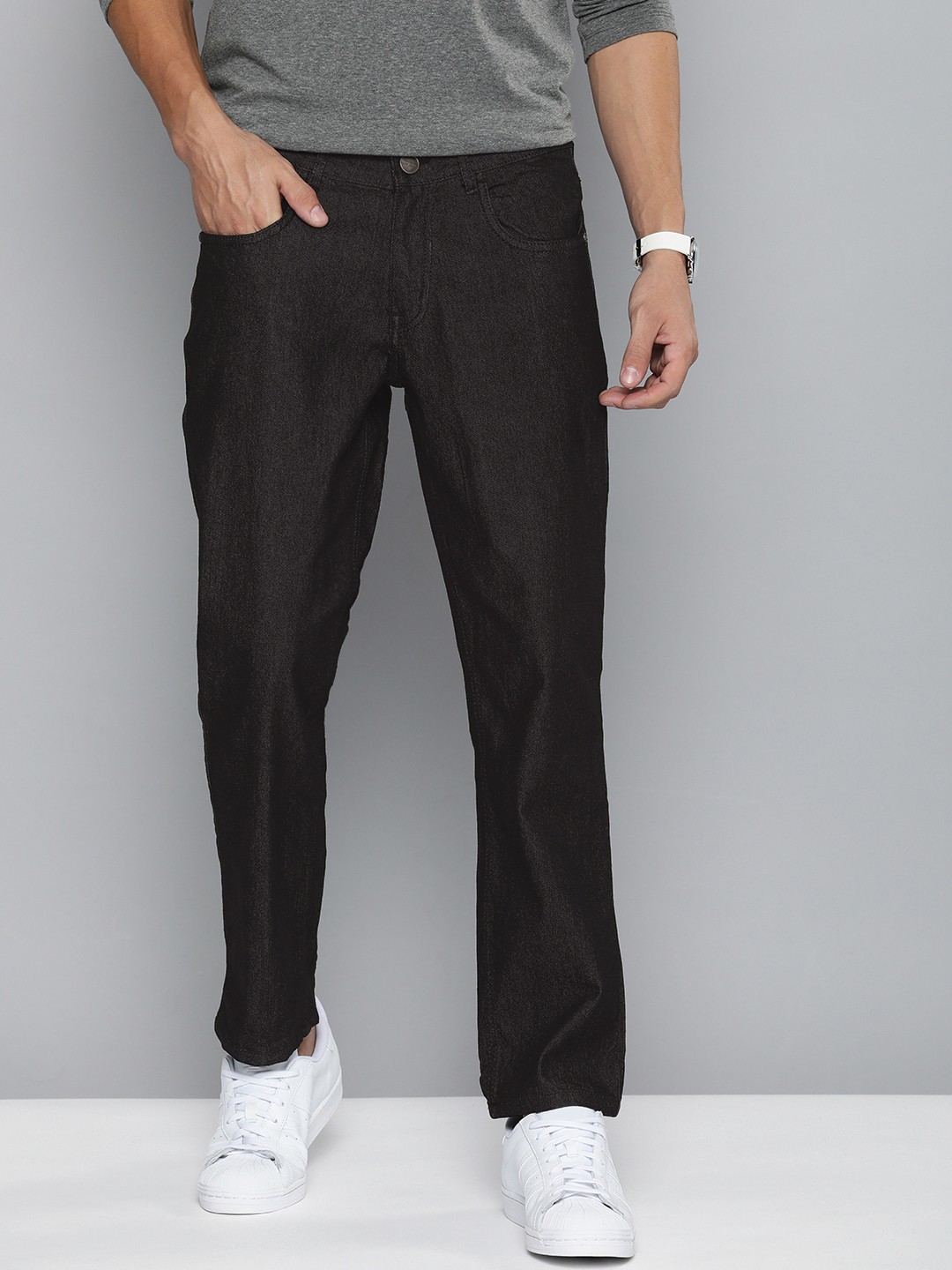 

Mast & Harbour Men Black Slim Fit Stretchable Jeans