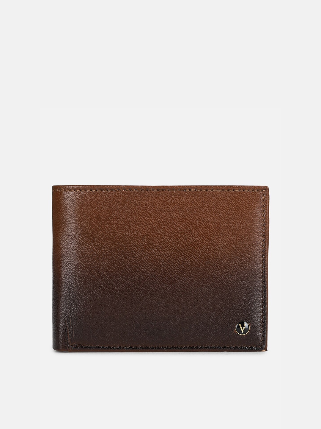 

Van Heusen Men Brown Leather Two Fold Wallet
