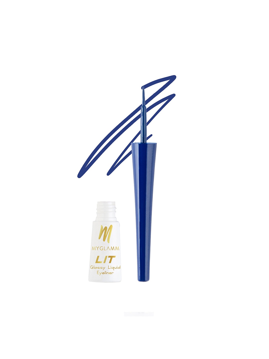 

MyGlamm LIT Glossy Liquid Eyeliner 3.5 ml - Blue Birthday