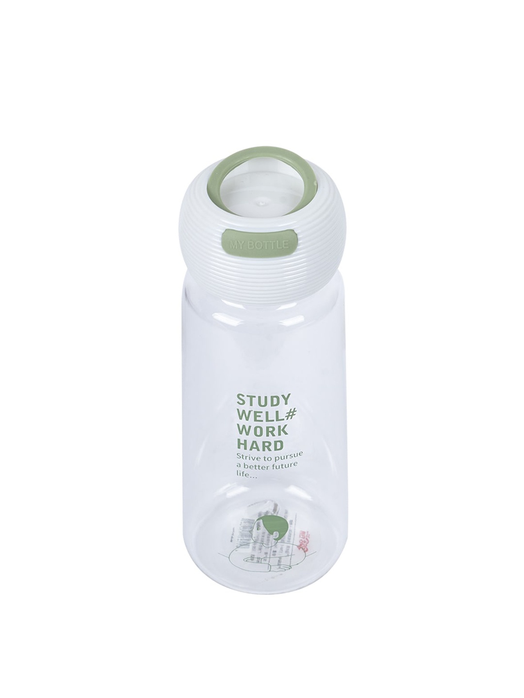 

MARKET99 Olive-Green & White Printed Sipper Water Bottle