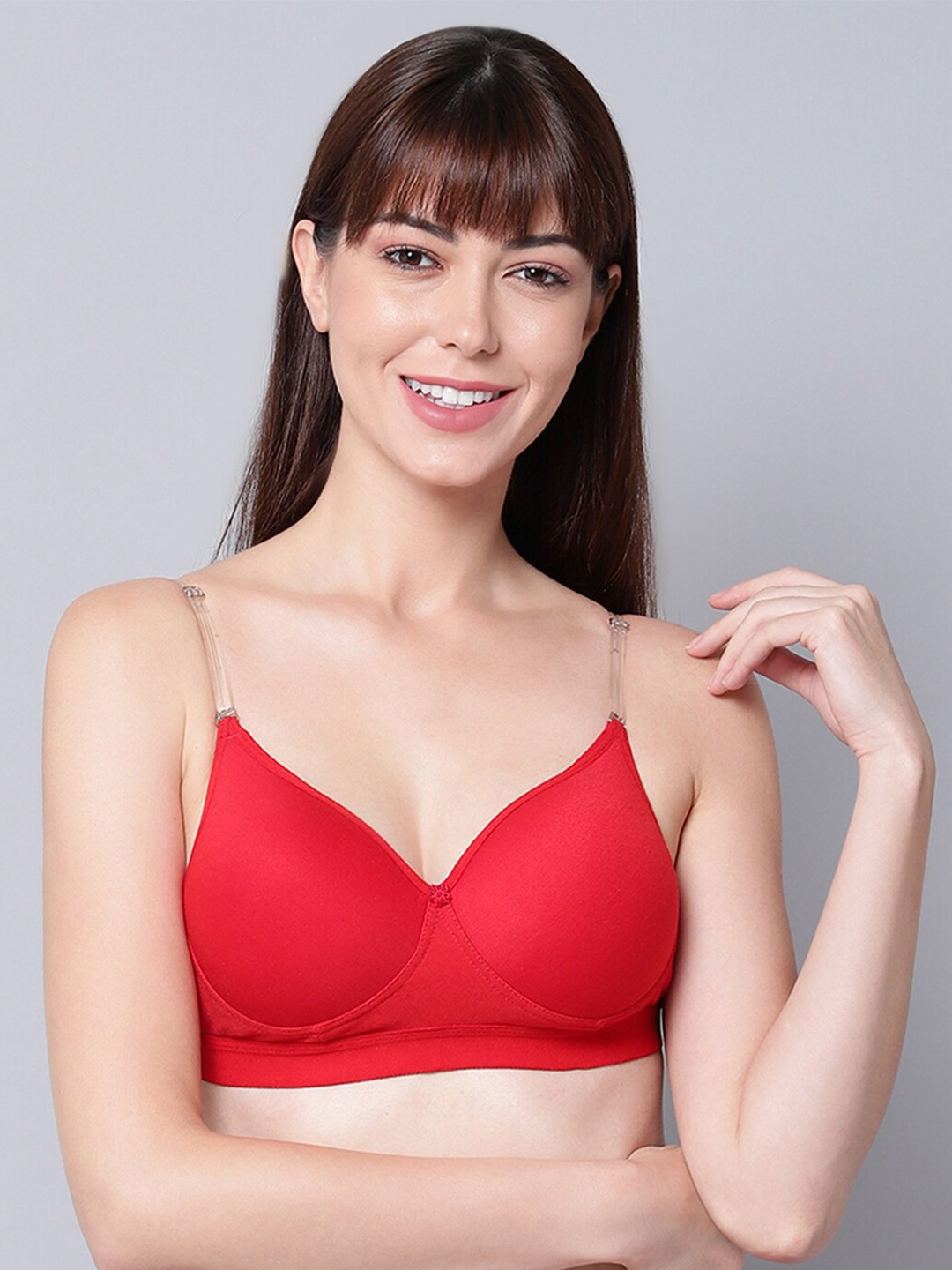 

PrettyCat Red Bra Lightly Padded