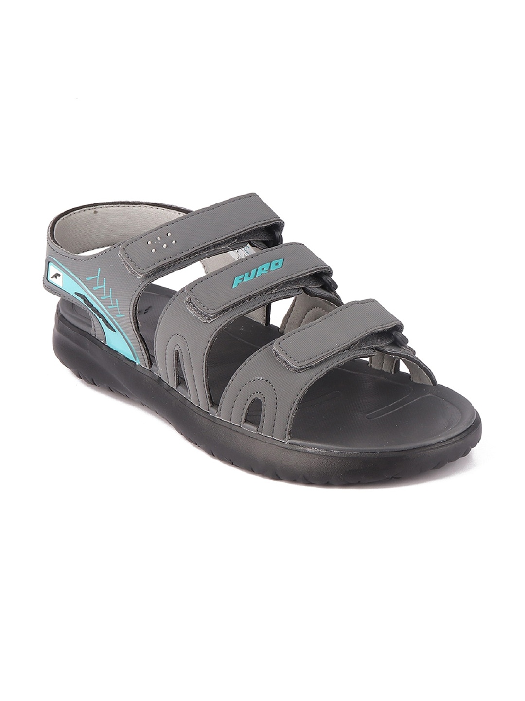 

FURO by Red Chief Men Grey Solid Sports Sandals