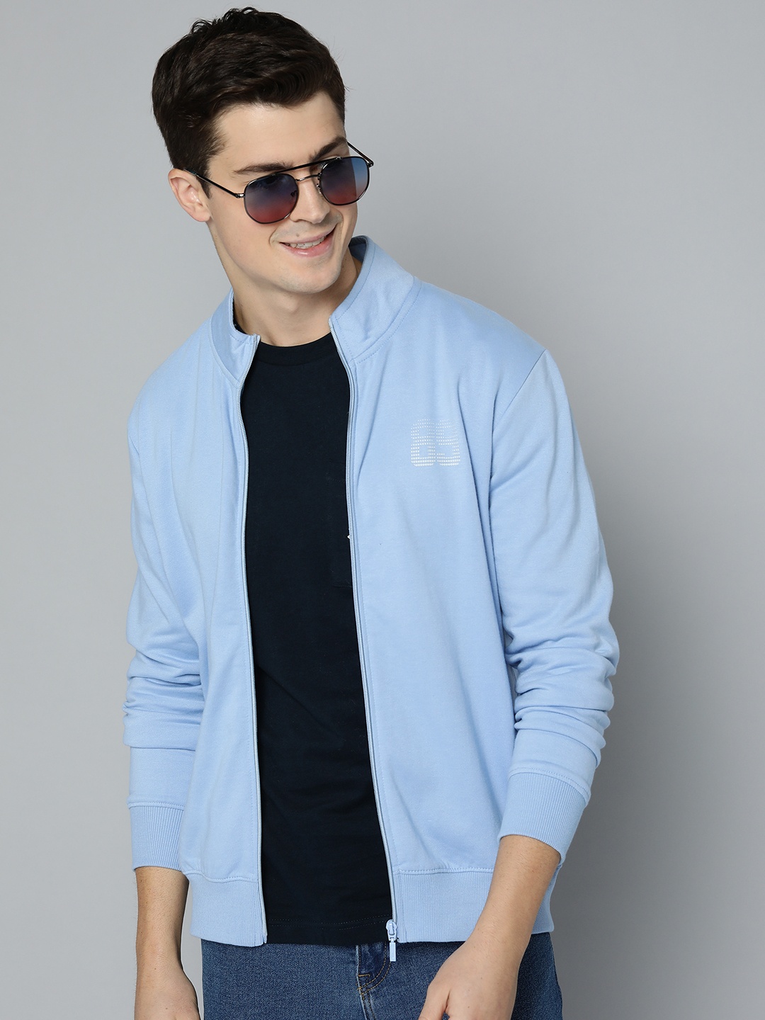 

HERE&NOW Men Blue Sweatshirt