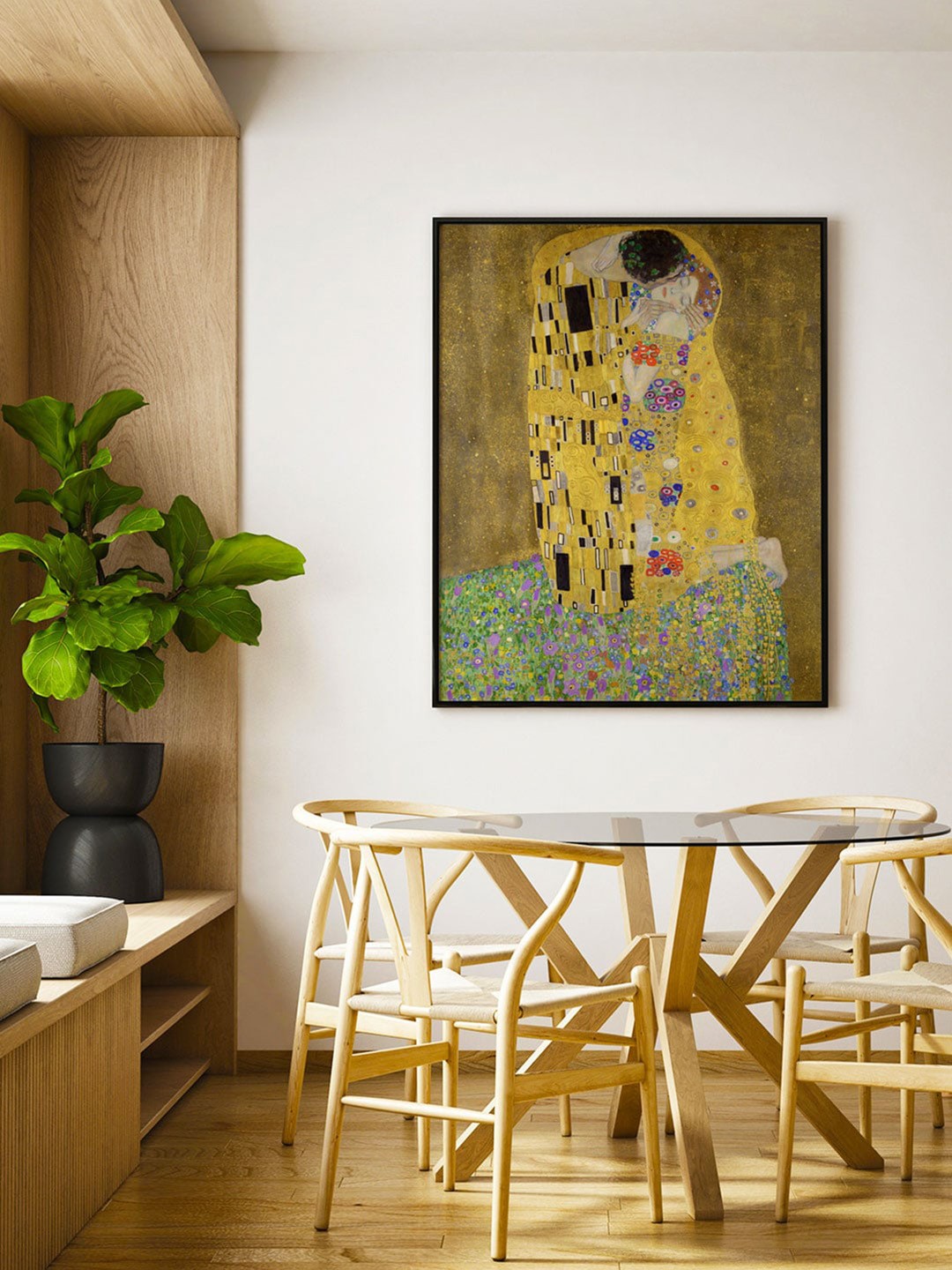 

ARTSPACE Yellow & Green Abstract Printed Framed Wall Art