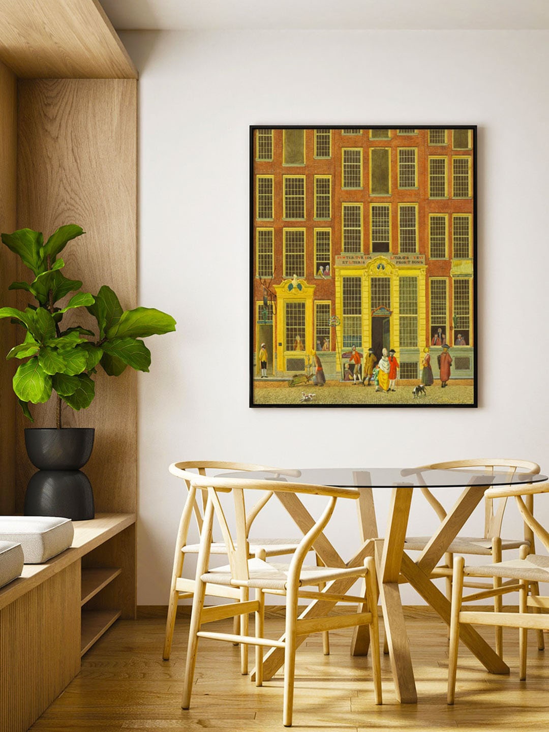 

RTSPACE Yellow Amsterdam by Isaac Canvas Painting Wall Art
