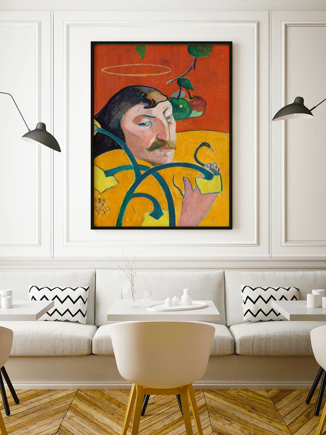 

ARTSPACE Red & Orange Abstract Printed Framed Wall Art