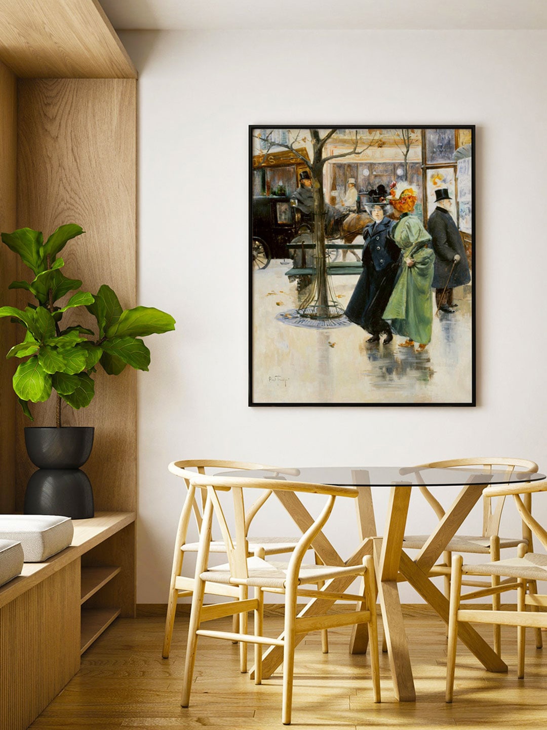 

ARTSPACE Blue On the Boulevards Canvas Painting