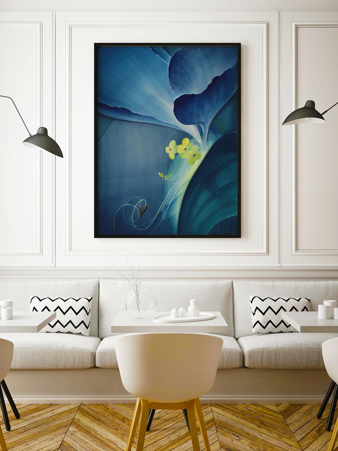 

ARTSPACE Multi-Colored Abstract Wood Gold Diggers Wall Art