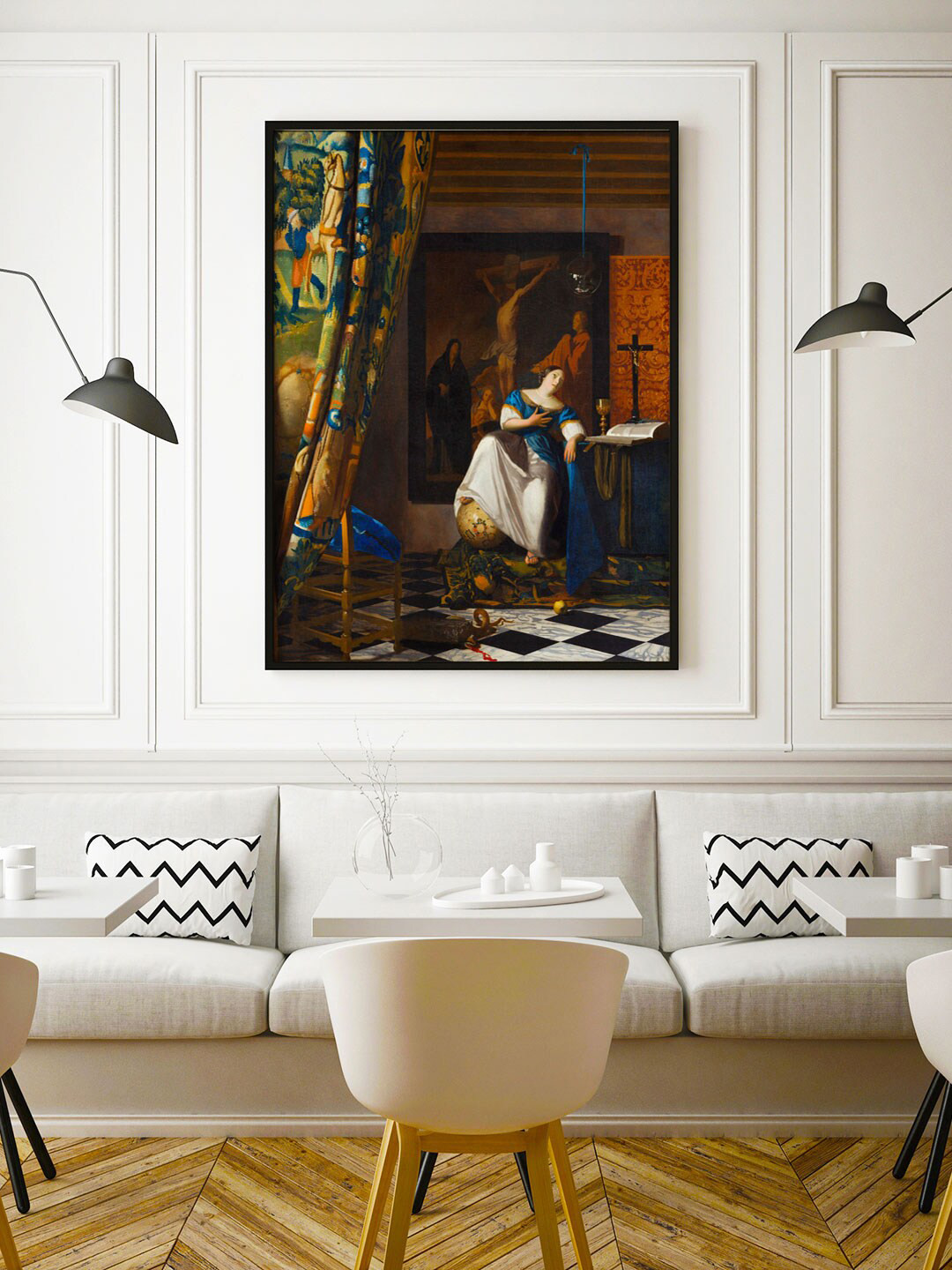 

ARTSPACE Blue & Green Allegory of the Catholic Faith Canvas Painting Wall Art