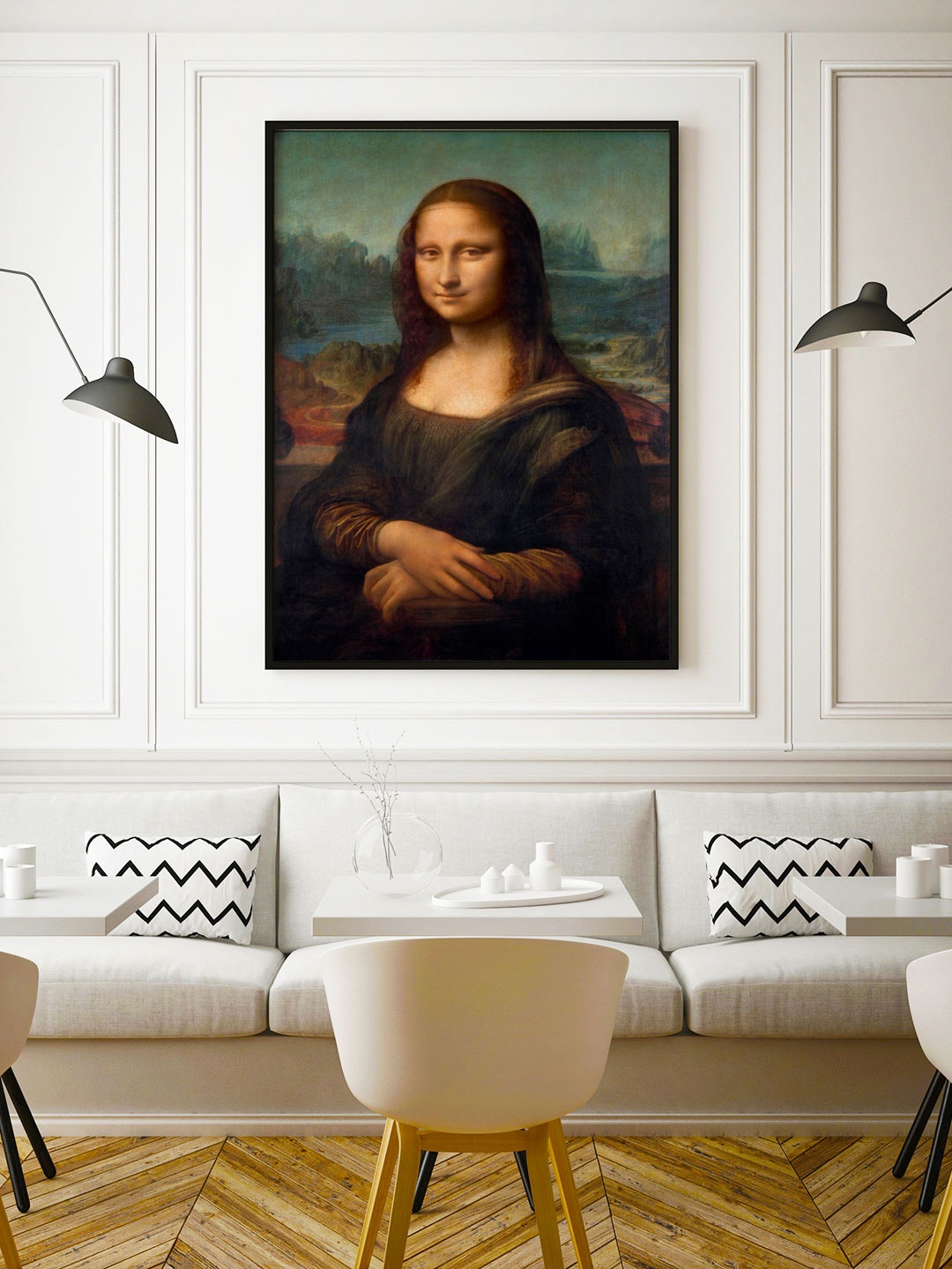 

ARTSPACE Mona Lisa Art Canvas Wall Art, Brown