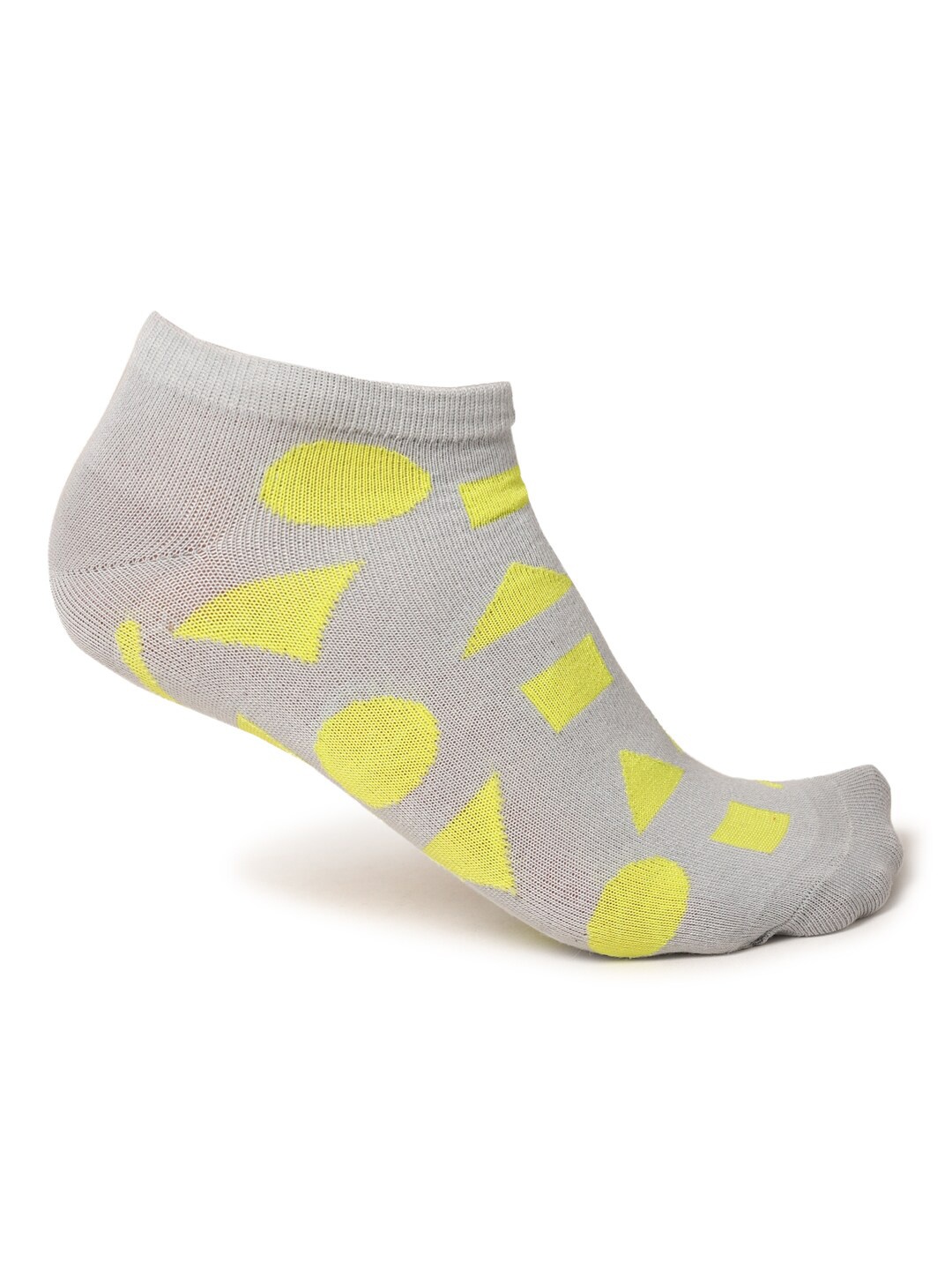 

FOREVER 21 Women Grey Printed Ankle Length Socks