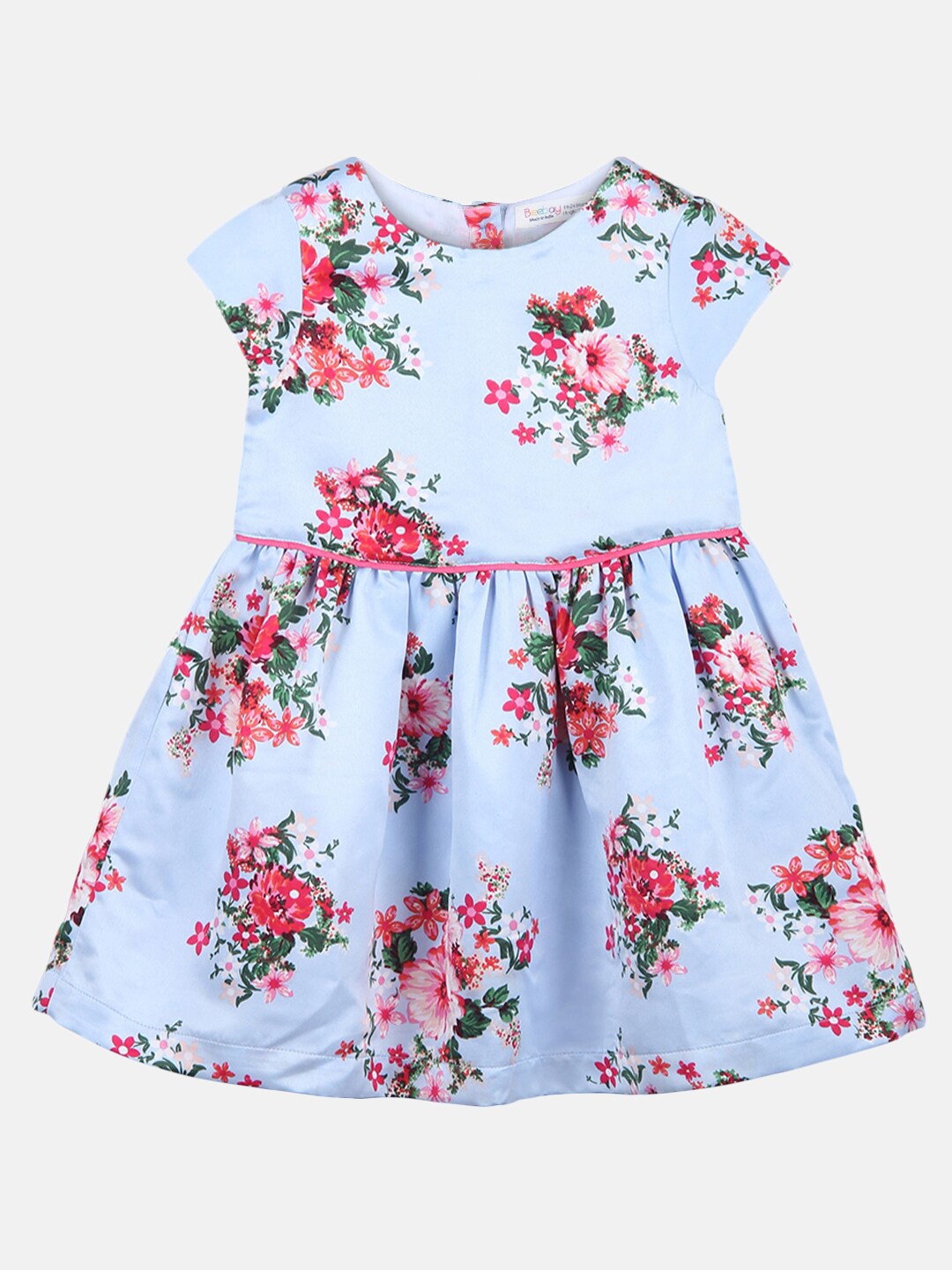 

Beebay Blue Floral A-Line Dress