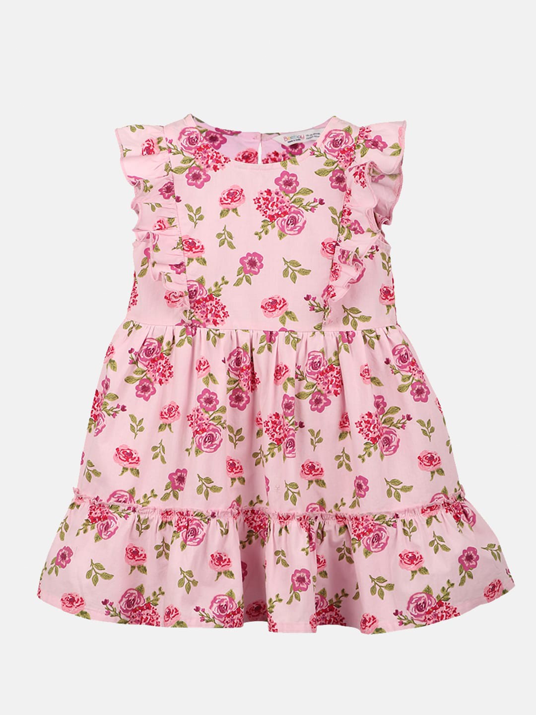

Beebay Purple Floral A-Line Dress