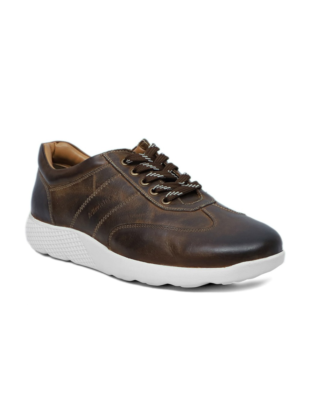 

Alleviater Men Brown Leather Oxfords