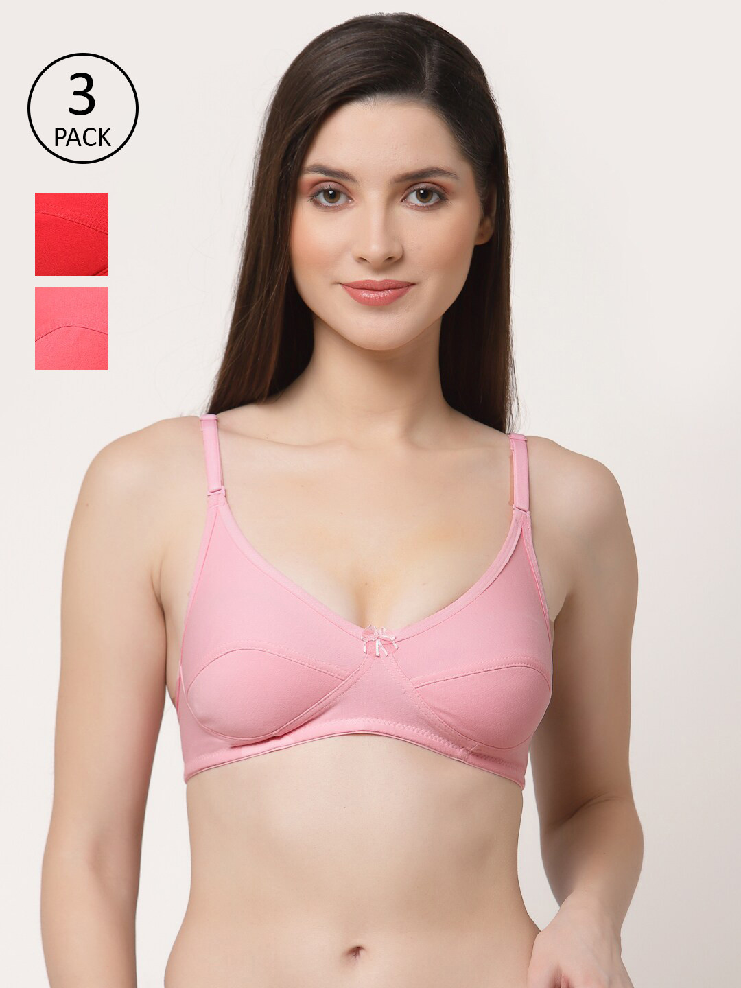 

Floret Pink & Red Bra