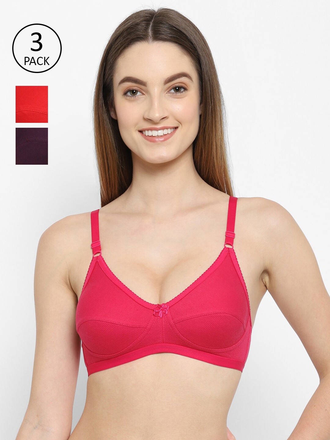 

Floret Magenta & Red Bra