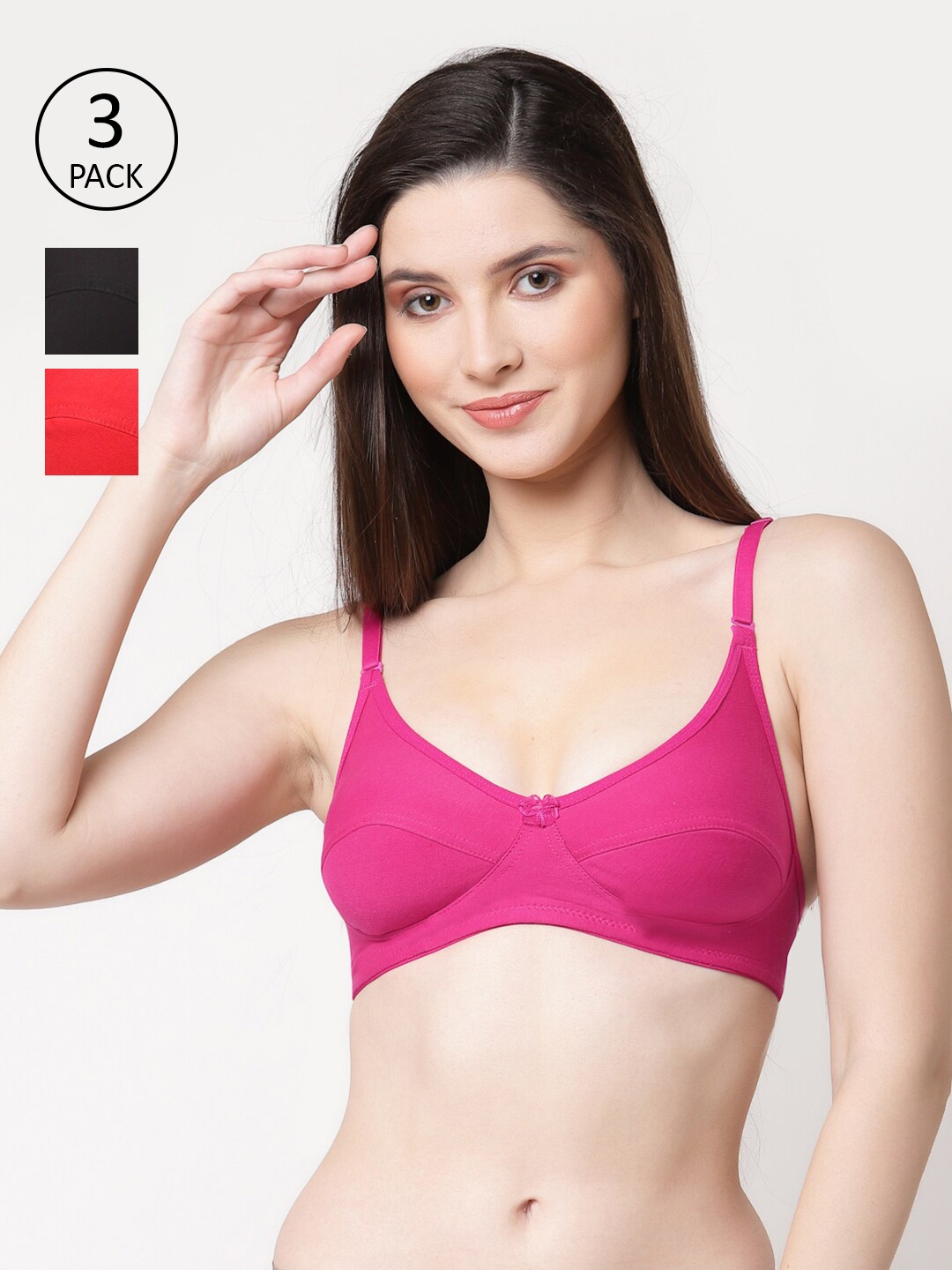 

Floret Magenta & Red Bra