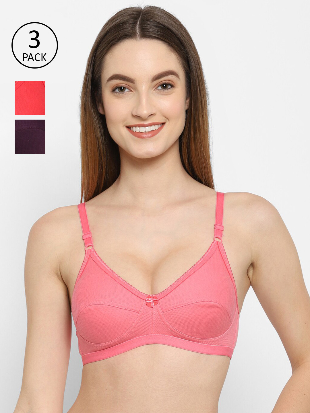 

Floret Rose & Burgundy Bra