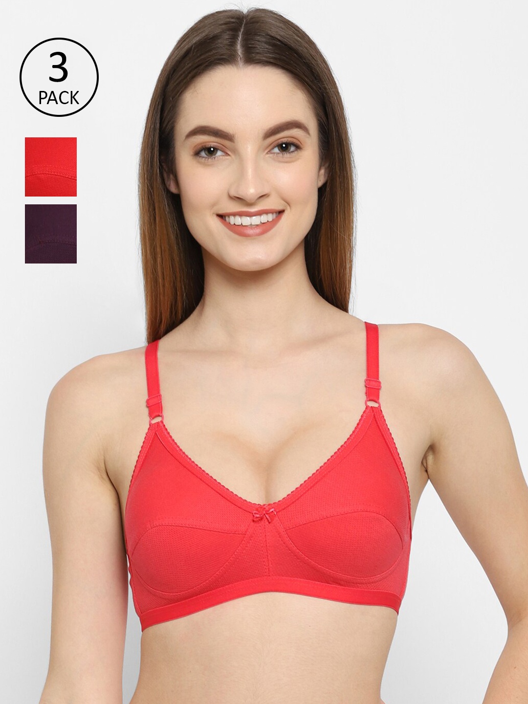 

Floret Pink & Burgundy Bra