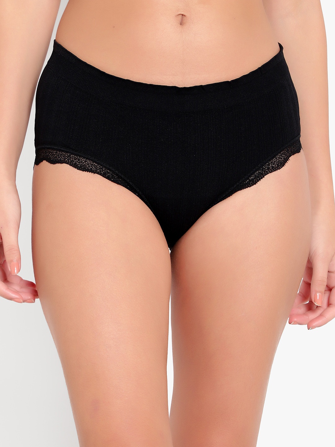 

PARKHA Women Black Solid Bikini Briefs