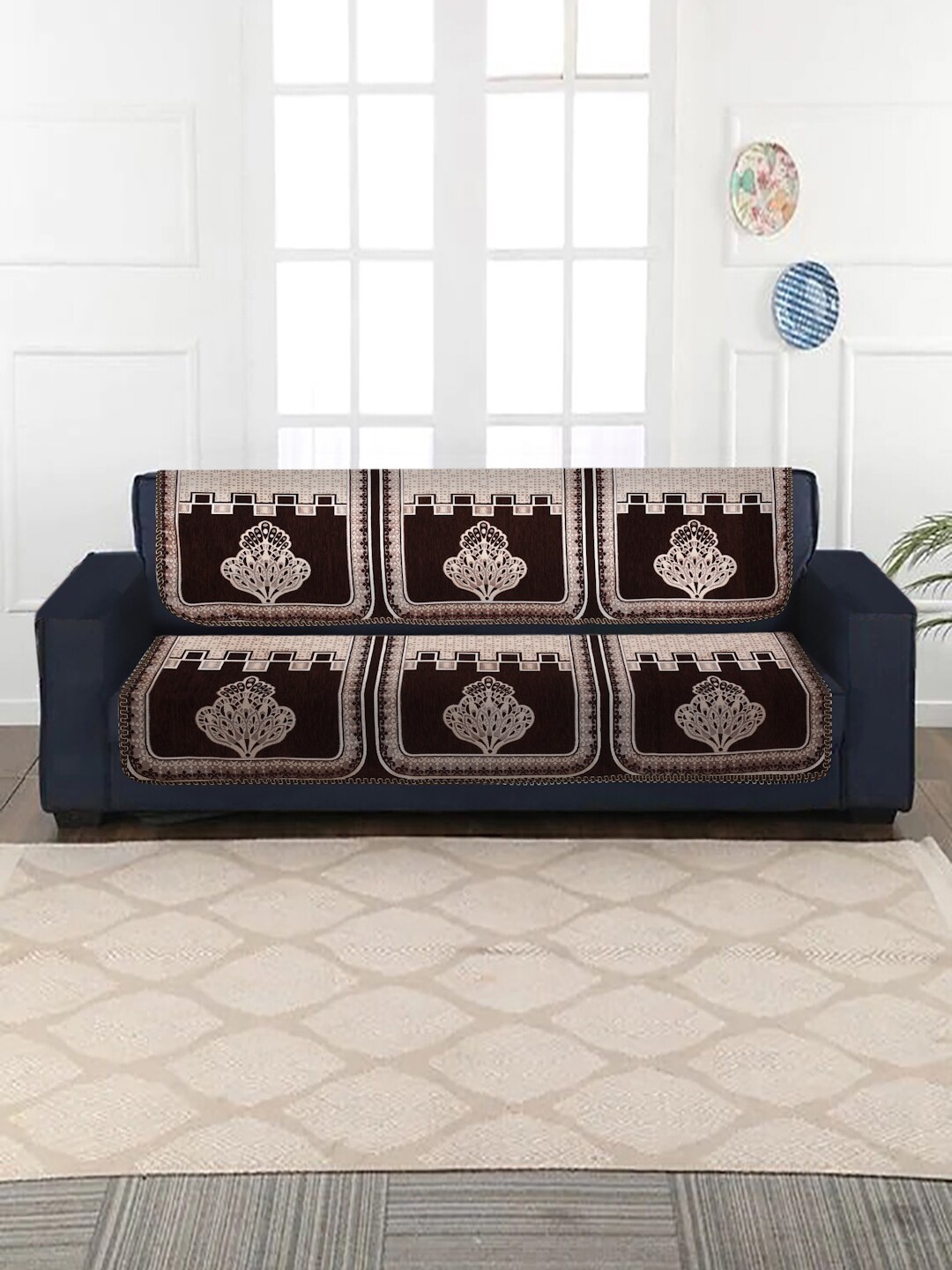 

MULTITEX 5 seater Brown Sofa Covers