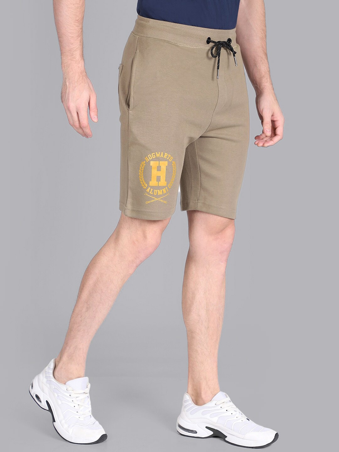 

Free Authority Men Beige Harry Potter Sports Shorts