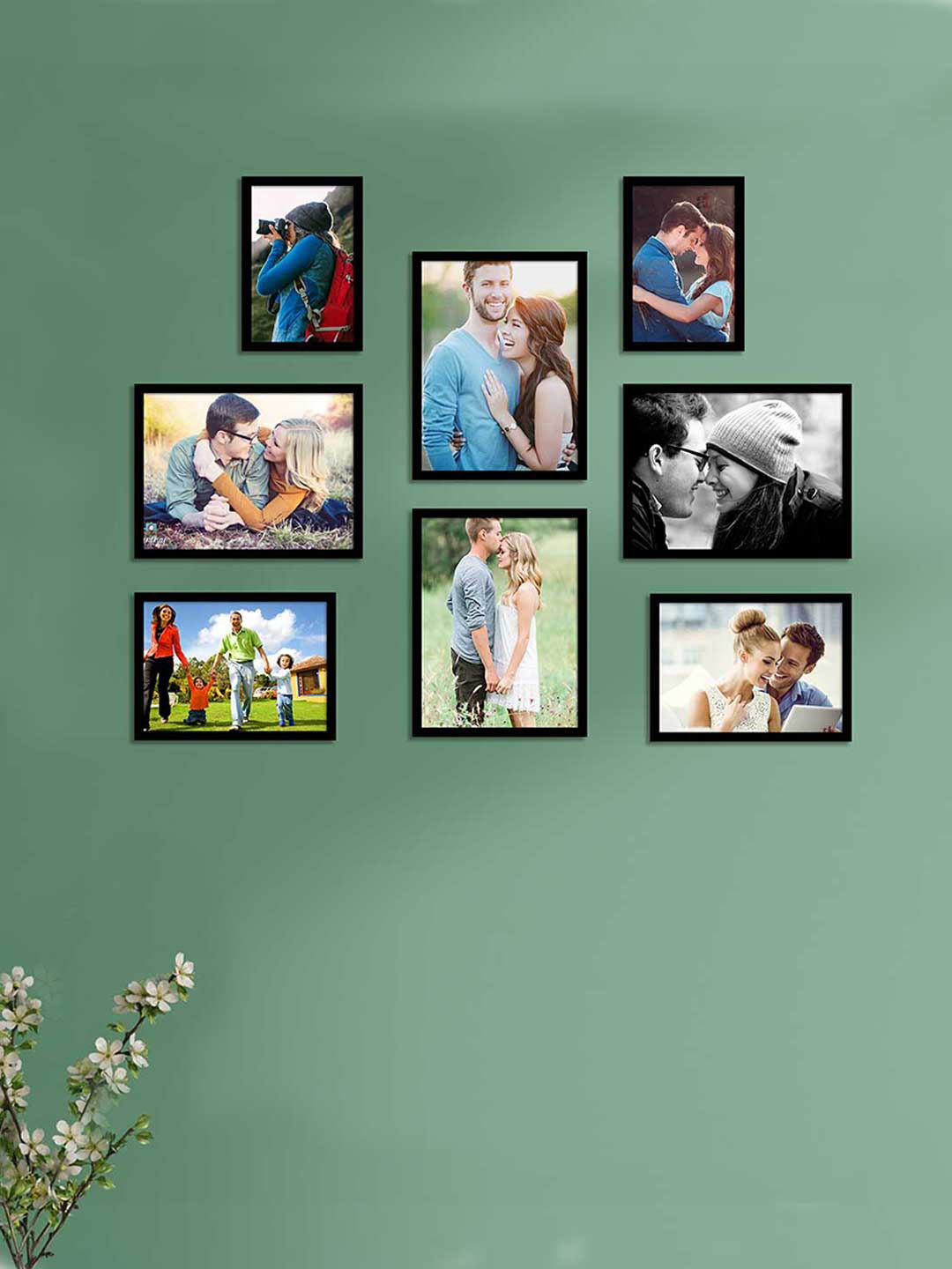 

Art Street Set of 8 Black Eco Series Photo-frames