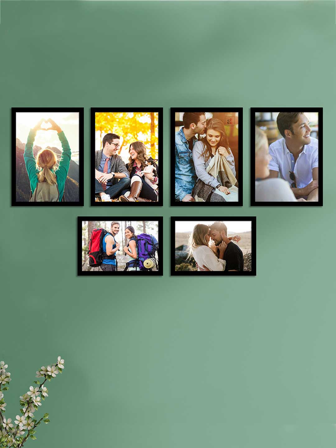 

Art Street Set of 6 Eco Series Black Photoframes