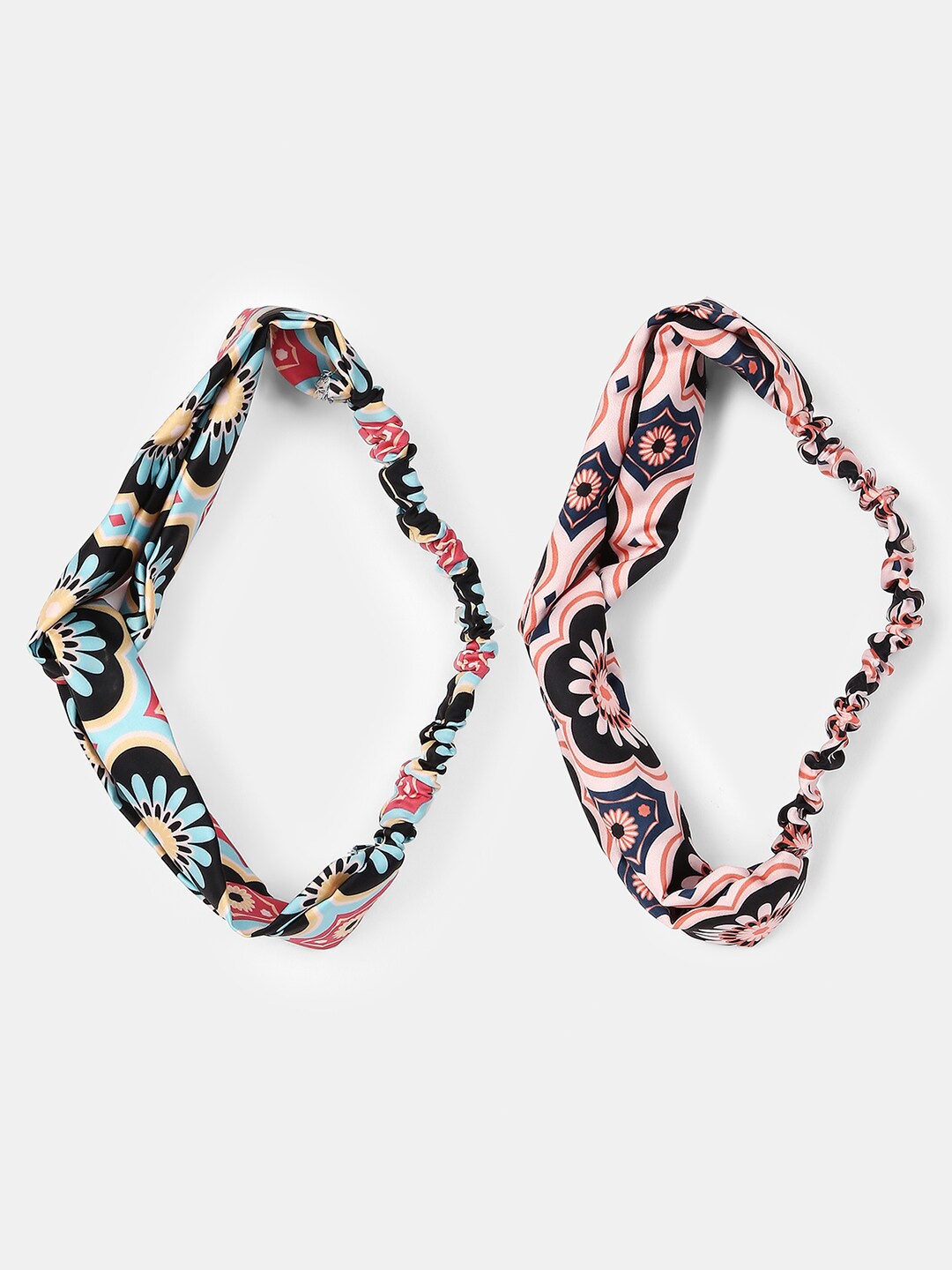 

20Dresses Women Blue & Peach-Coloured Set of 2 Hairband