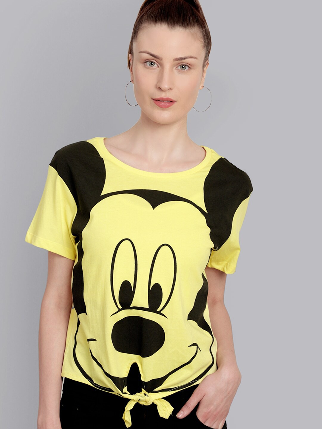 

Free Authority Women Yellow Mickey & Friends Featured Shortsleeve T-shirt