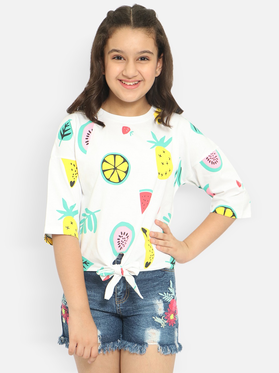 

Natilene Multicoloured Print Top, Multi