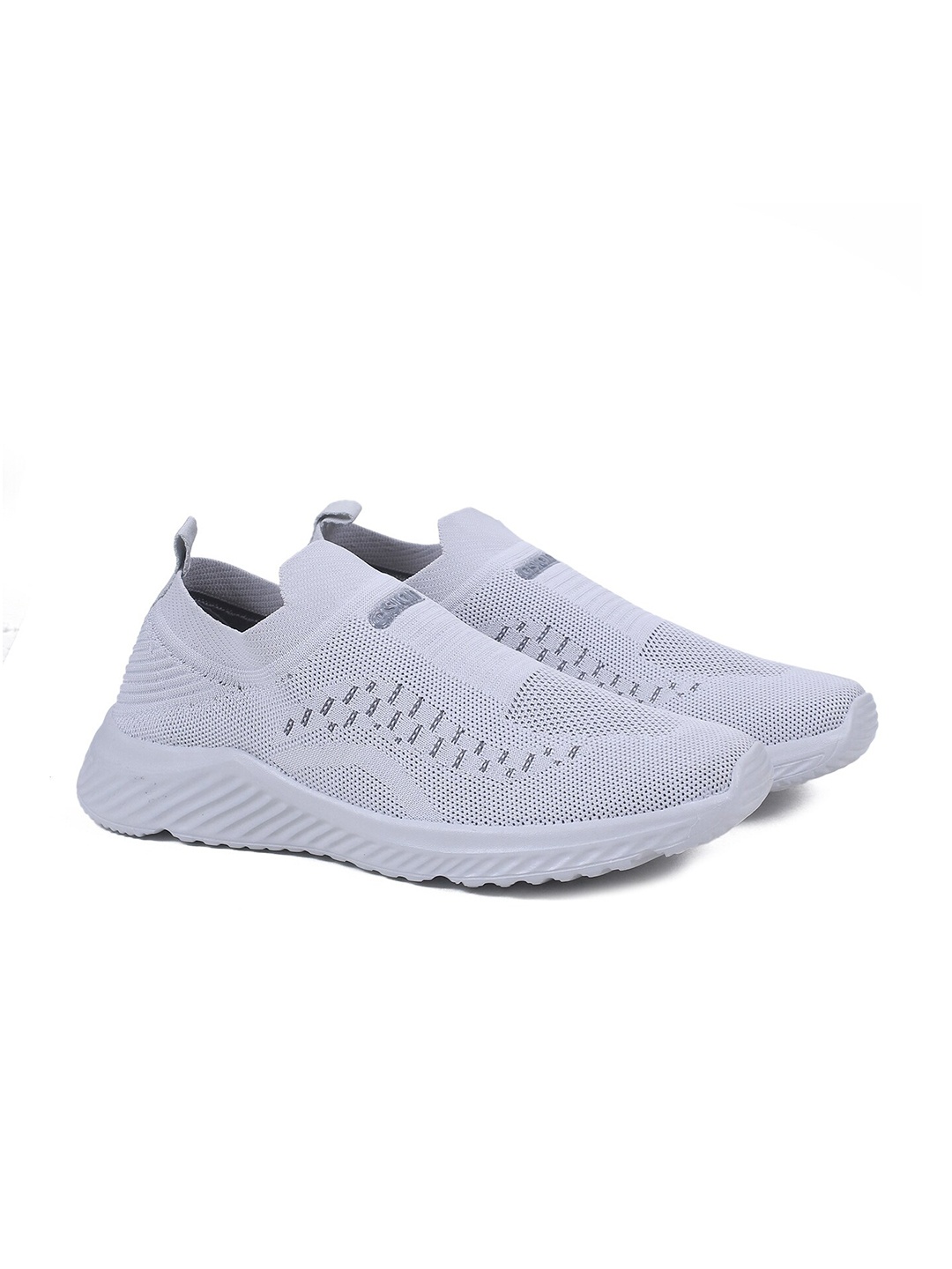 

ASIAN Men Grey Mesh Running Non-Marking Shoes