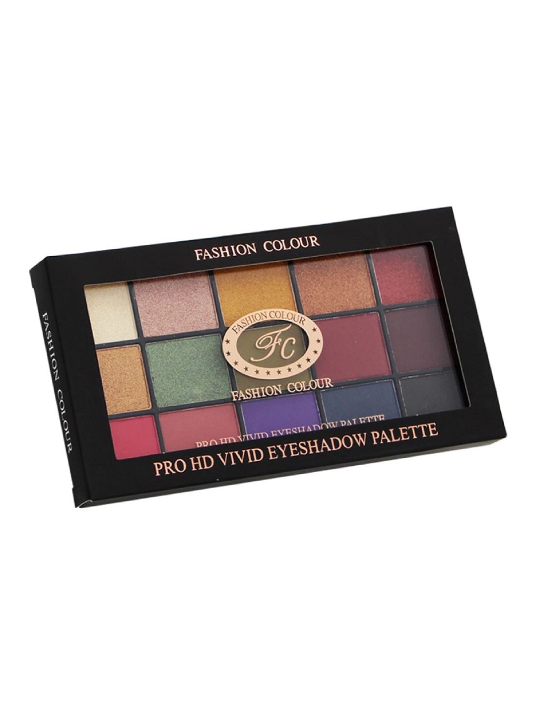 

Fashion Colour 15 Shades Pro HD Vivid Eyeshadow Palette 18 g - Shade 03, Multi