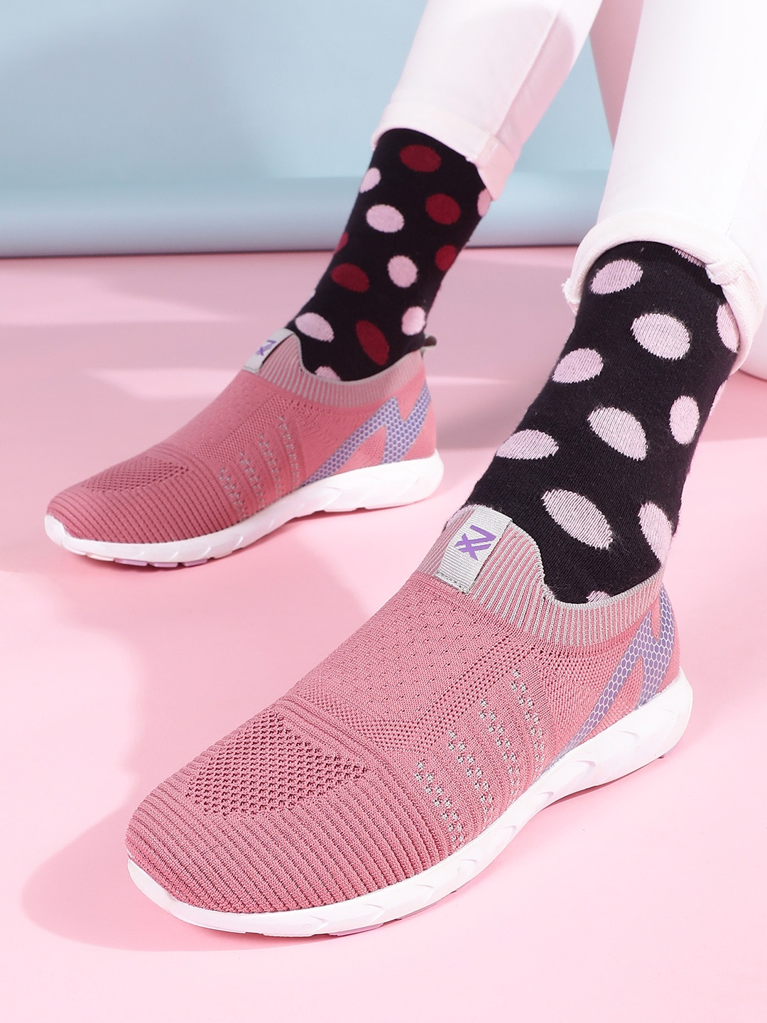

Liberty Women Purple Mesh Walking Non-Marking Shoes