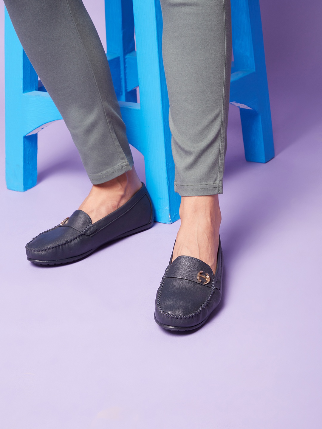

Liberty Women Navy Blue Ballerinas Flats