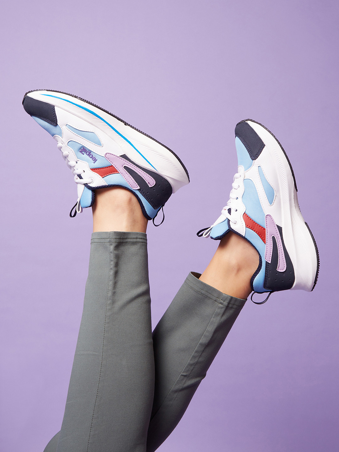 

Liberty Women Blue Mesh Running Non-Marking Shoes