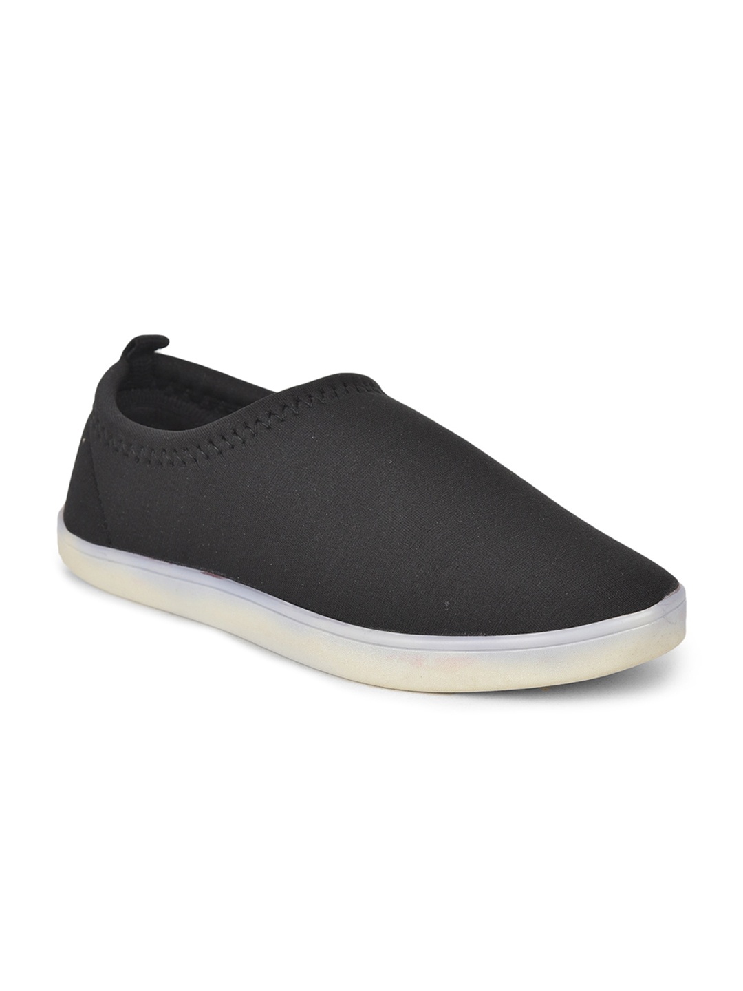 

Liberty Women Black Slip-On Sneakers