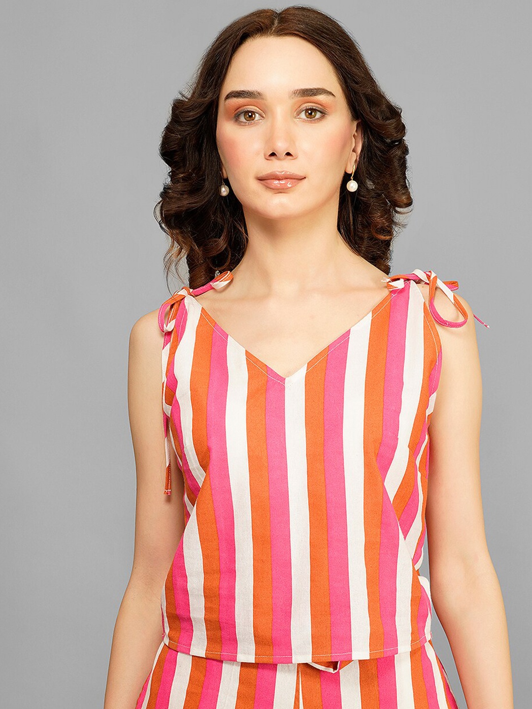 

Orchid Blues Fuchsia Striped Top