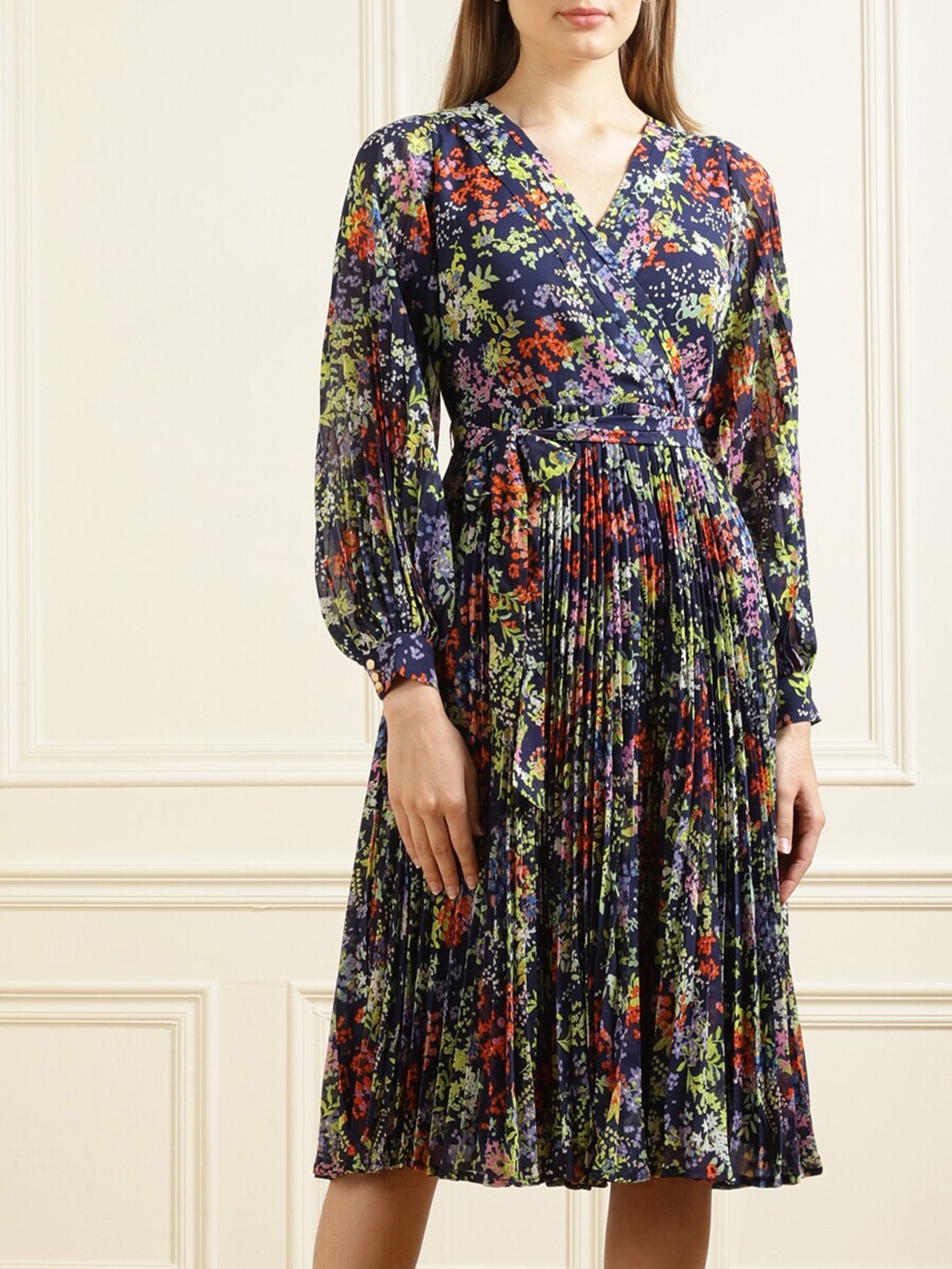

Phase Eight Multicoloured Floral A-Line Dress, Multi