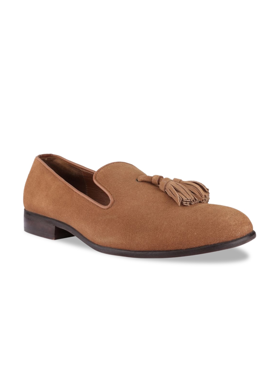 

SKO Men Brown Leather Loafers