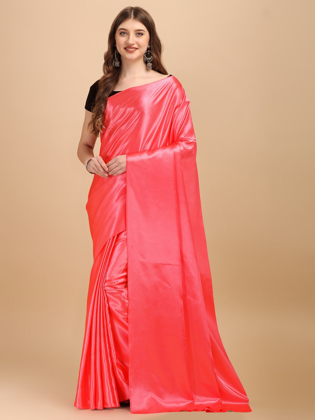 

Iris Pink Pure Silk Mysore Silk Saree